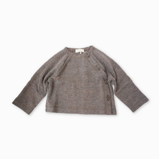 By basics - kimono cardigan - earth melange