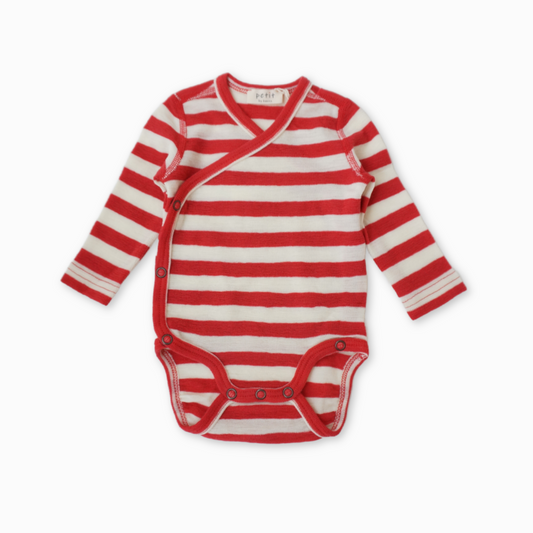By basics - slå-om body - raw white/coral