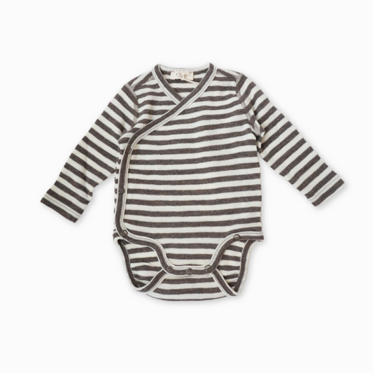 By basics - slå-om body - raw white/earth melange
