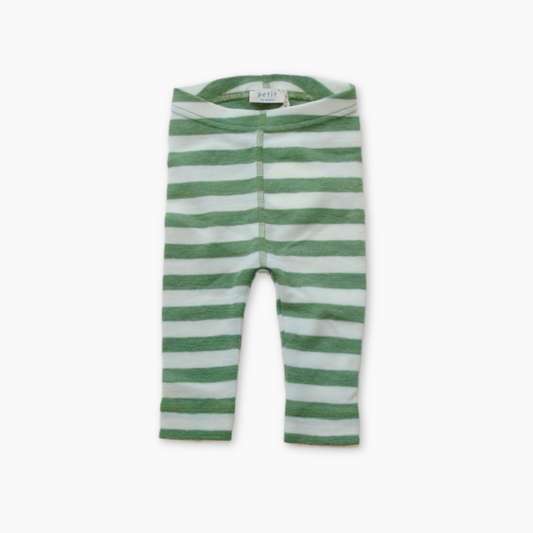 By basics - leggings - white/grasshopper melange