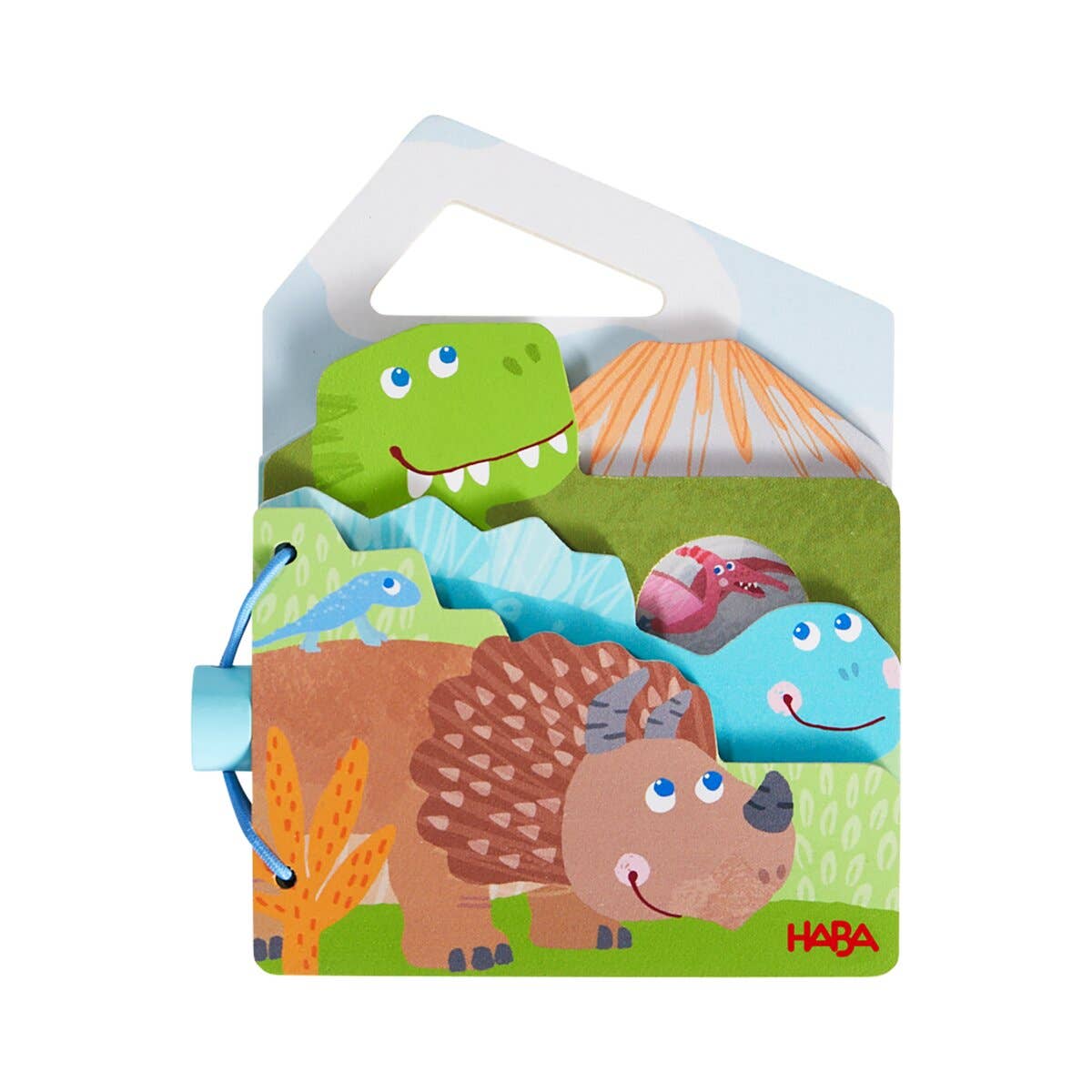 Haba - Træ-babybog - Dinos