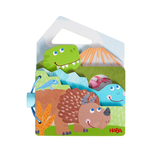 Haba - Træ-babybog - Dinos