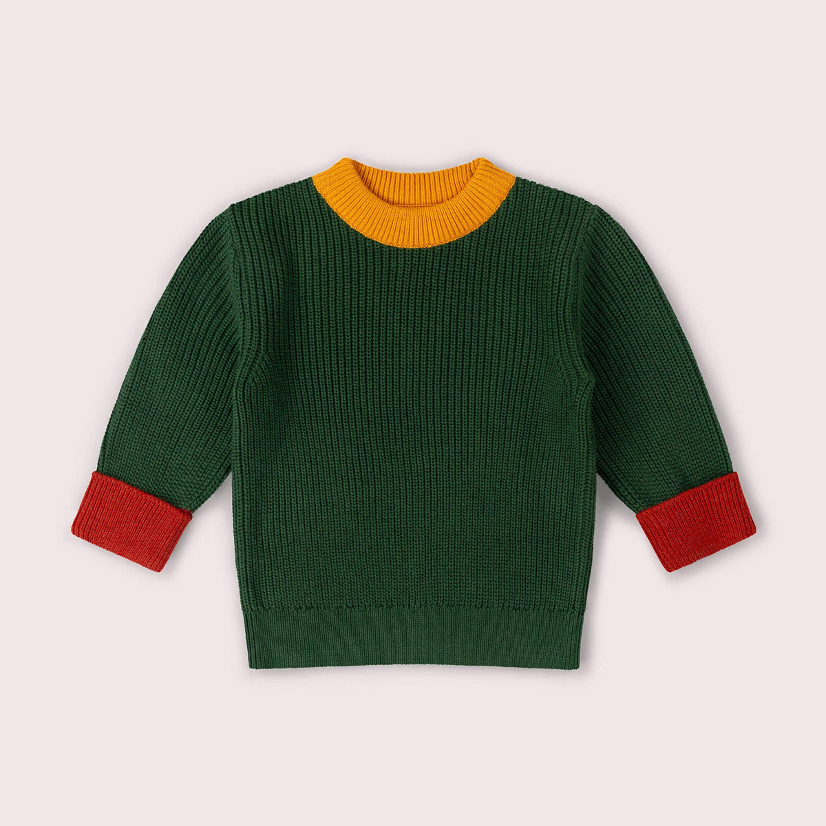 Little Green Radicals - strikbluse - grøn