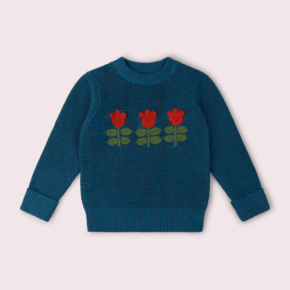 Little Green Radicals - strikbluse - tulipaner