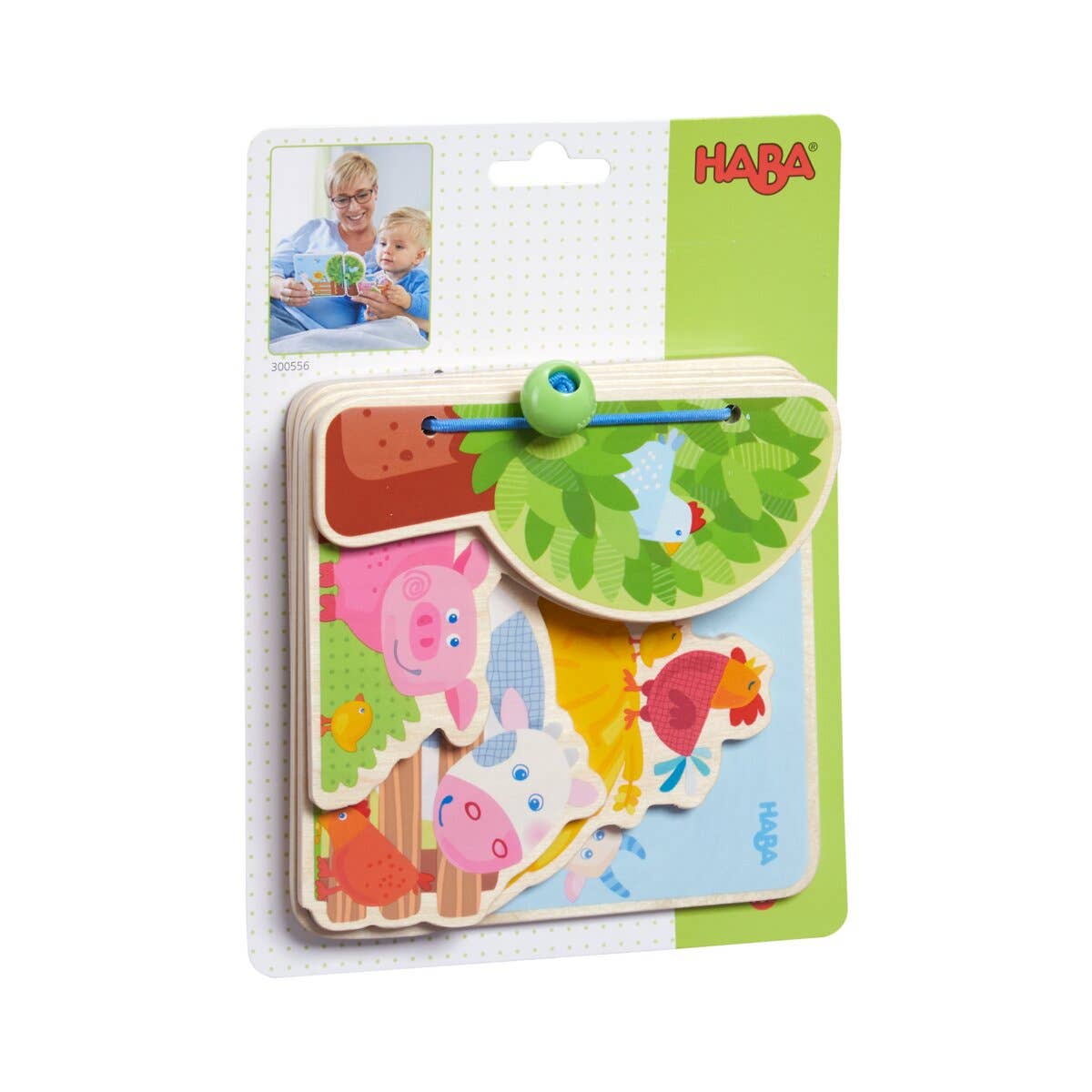Haba - Træ-babybog - Bondegårdsvenner