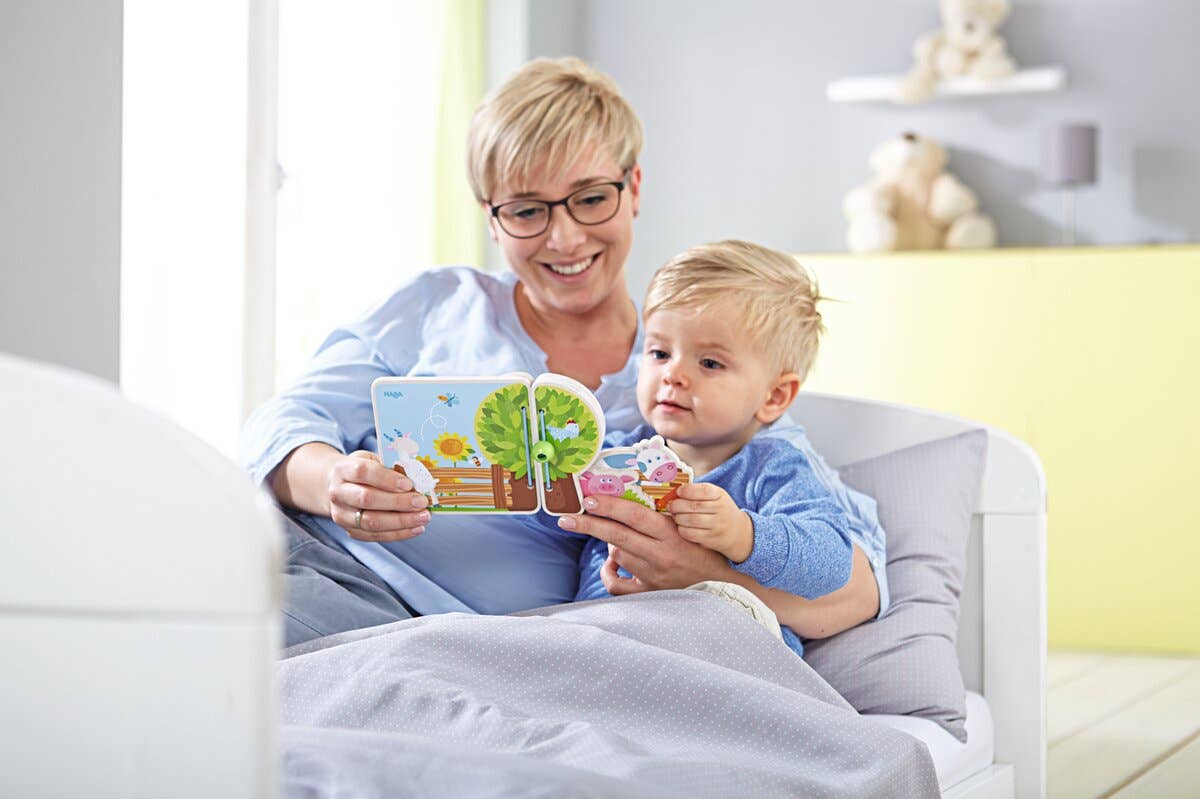 Haba - Træ-babybog - Bondegårdsvenner