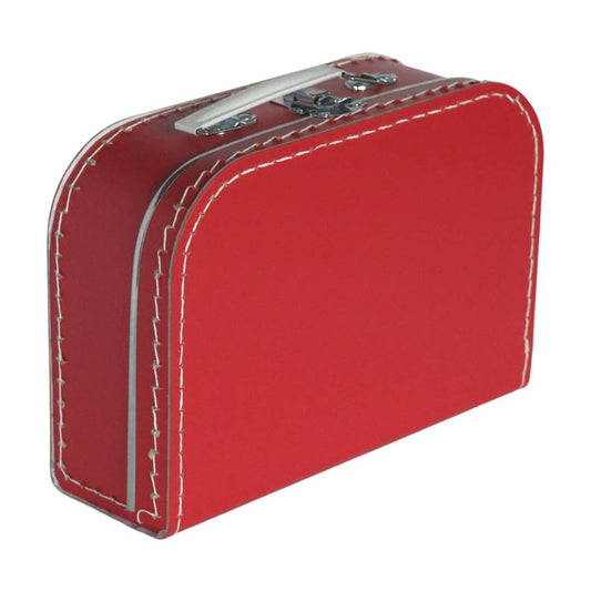 Kuffert - rød - 25 cm