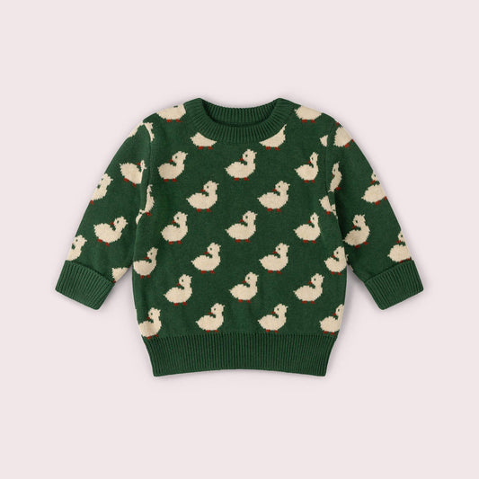 Little Green Radicals - strikbluse - oliven