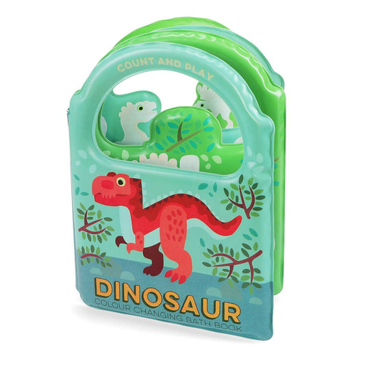 Rex - farveskiftende badebog - Dinos
