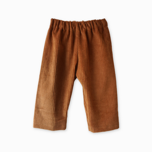 Gavin - fløjlsbukser - cognac