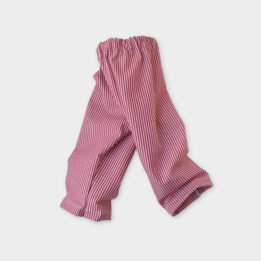 Gavin - bukser - rød og hvid stribet