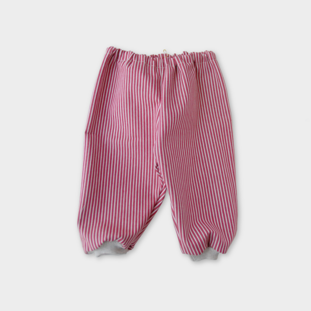 Gavin - bukser - rød og hvid stribet