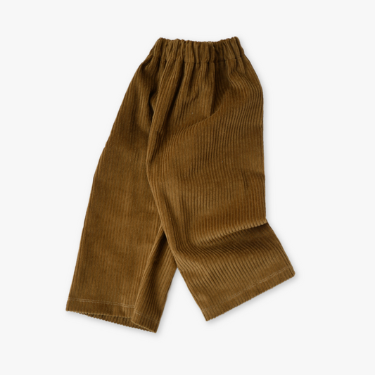 Gavin - fløjlsbukser - oliven