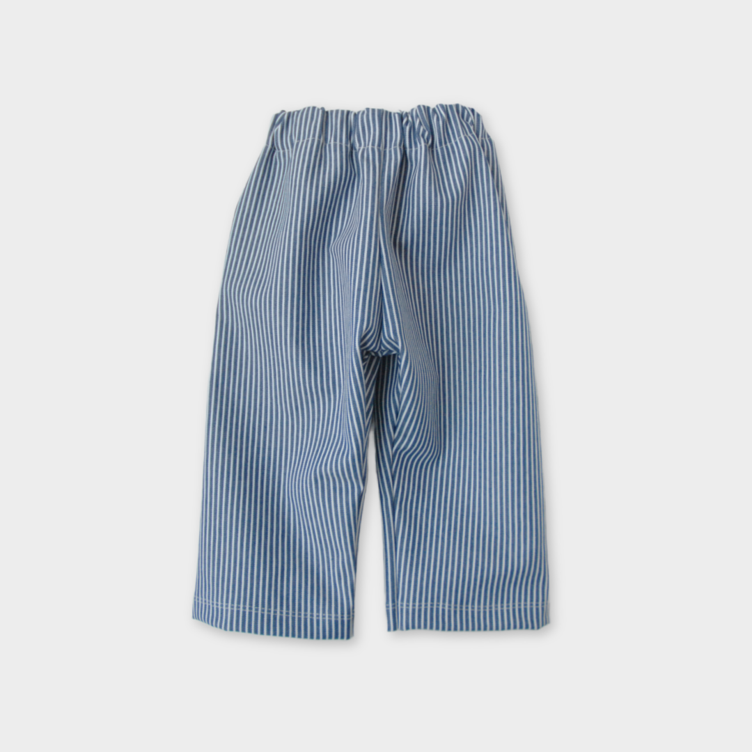 Gavin - bukser - blå og hvid stribet