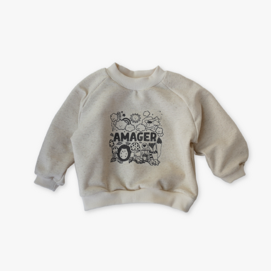 Gavin - Amager sweatshirt - ecru