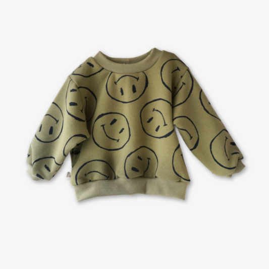 Gavin - sweatshirt - army smiley