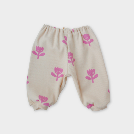 Gavin - bukser - pink blomst