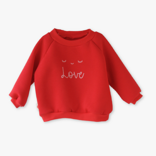 Gavin - sweatshirt - rød love