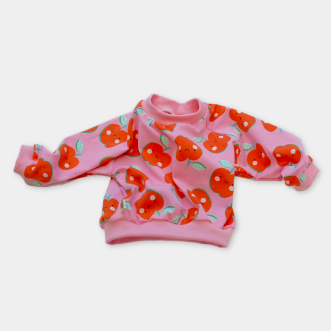 Gavin - baby sweatshirt - æble