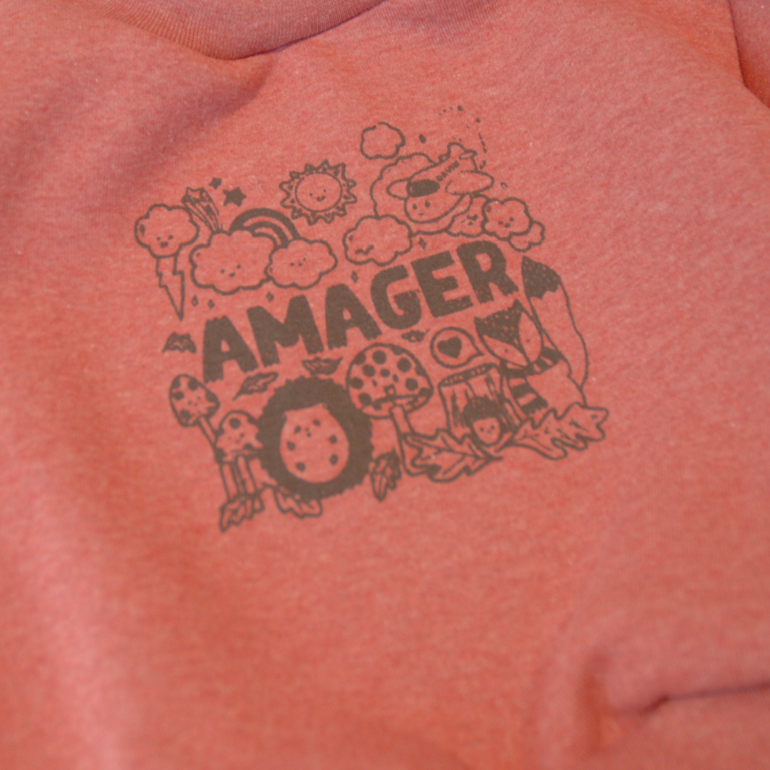 Gavin - Amager sweatshirt - henna melange