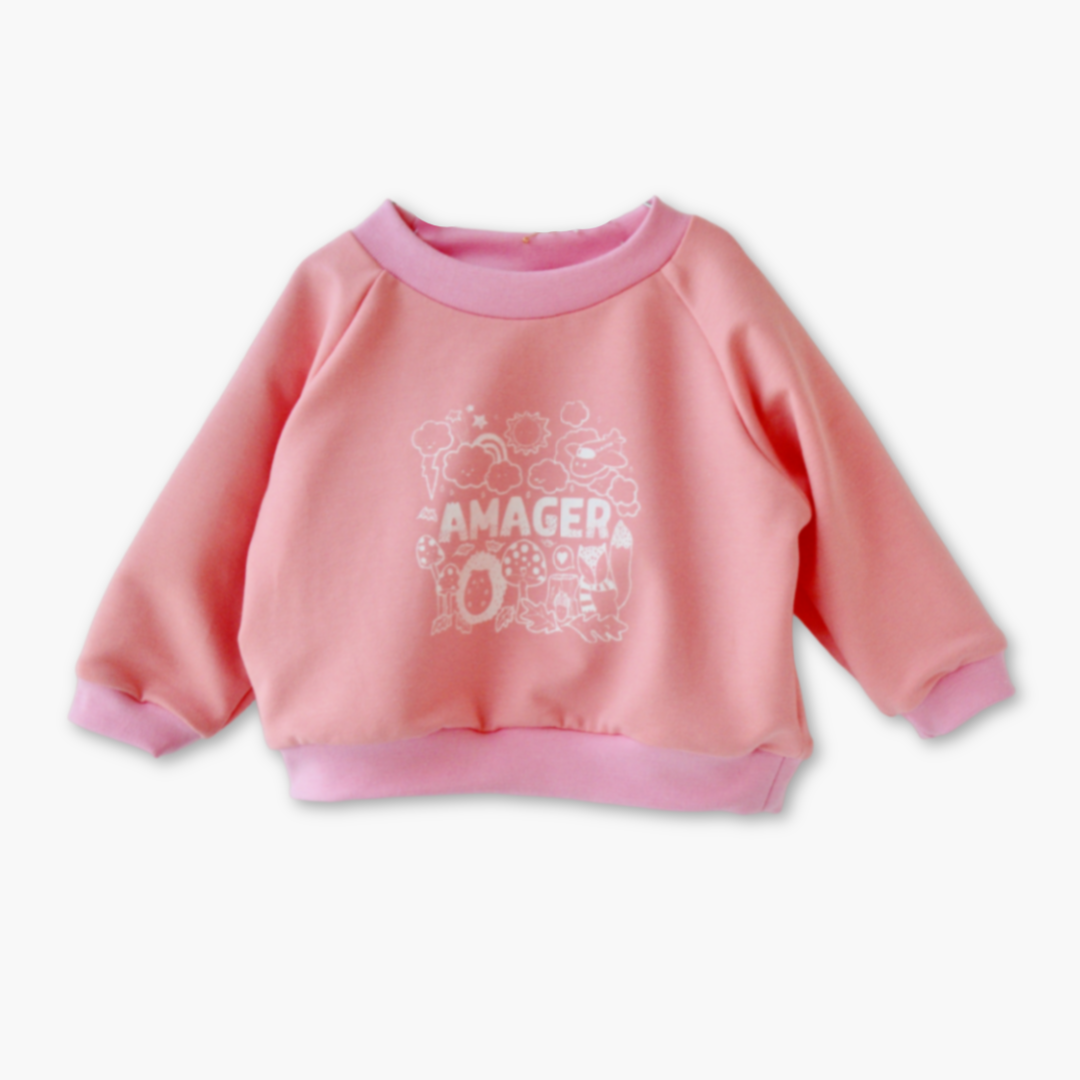 Gavin - Amager sweatshirt - lyserød