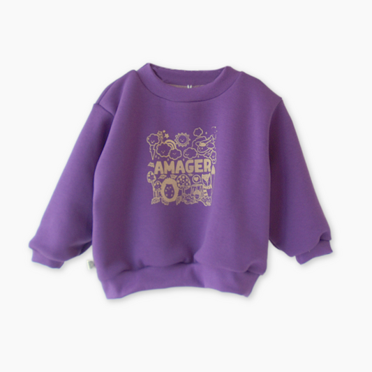 Gavin - Amager sweatshirt - lilla
