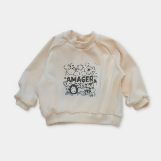 Gavin -  Amager sweatshirt - creme