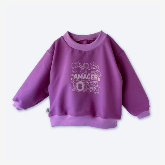 Gavin - Amager sweatshirt - lyselilla