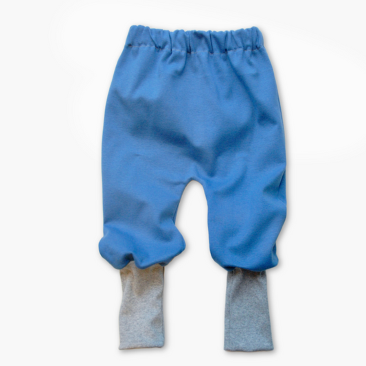 Gavin - bukser med ribkant - blå