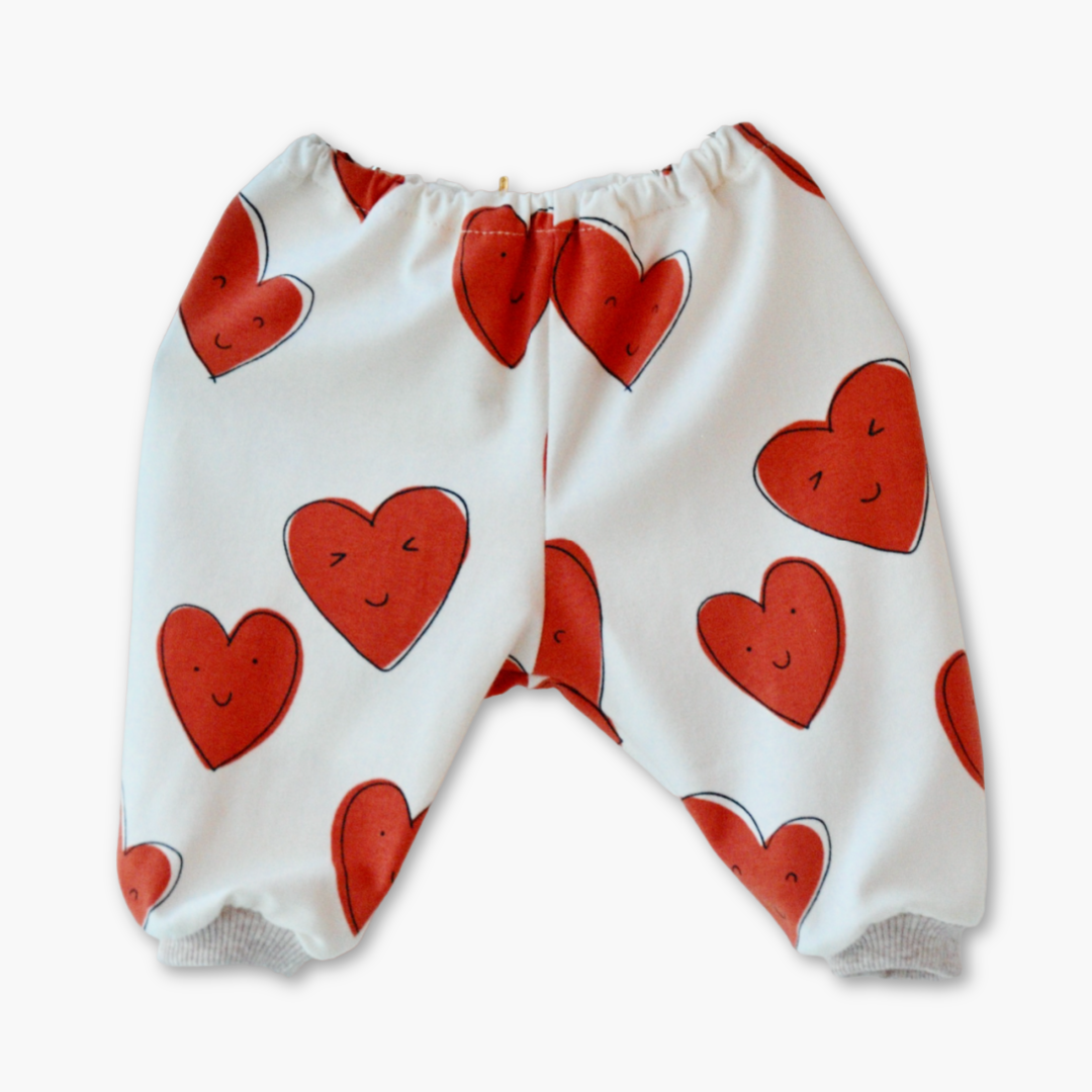 Gavin - bukser - røde hjerter