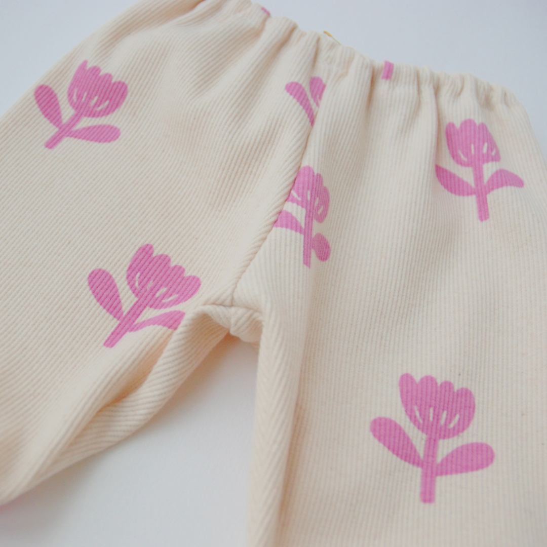 Gavin - bukser - pink blomst