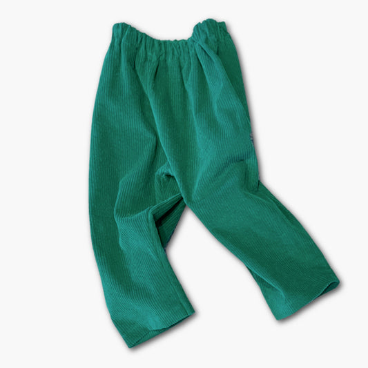 Gavin - fløjlsbukser - grøn
