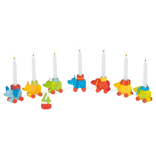 Goki - fødselsdagstog - caravan elephants