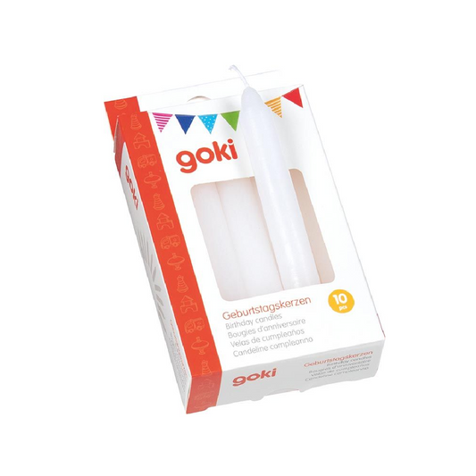 Goki - fødselsdagslys - hvid
