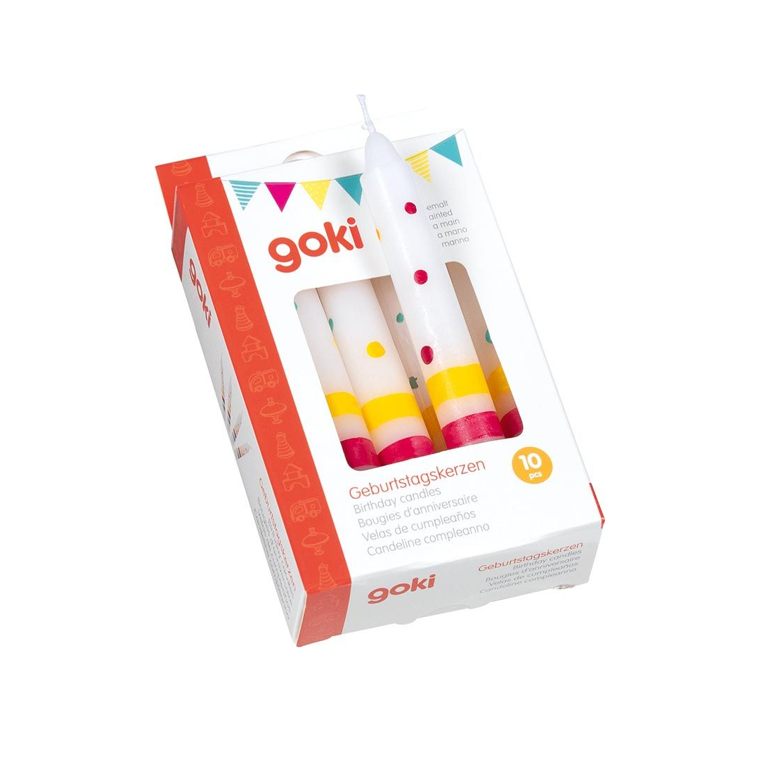 Goki - fødselsdagslys - multi