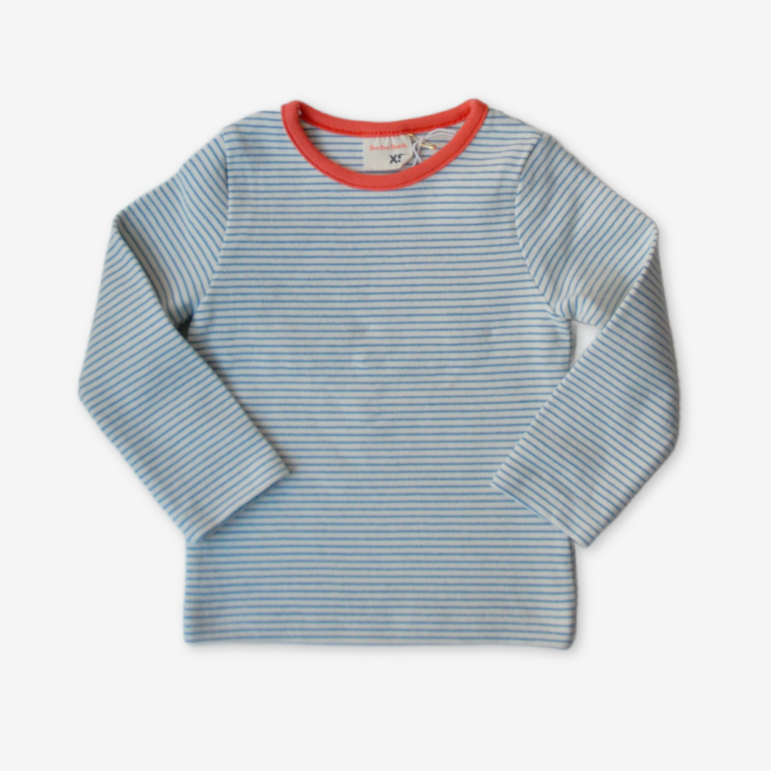 T-shirt med lange ærmer - orange kant