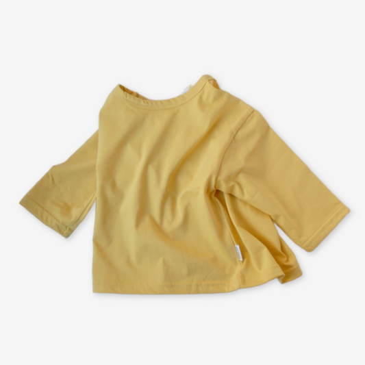 T-shirt med lange ærmer - gul