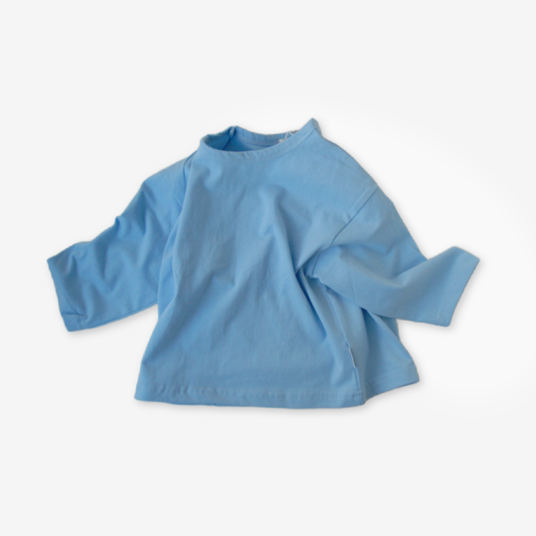 T-shirt med lange ærmer - sky