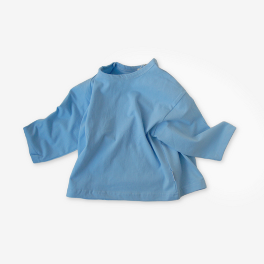 T-shirt med lange ærmer - sky