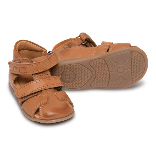Pompom - sandaler - Camel