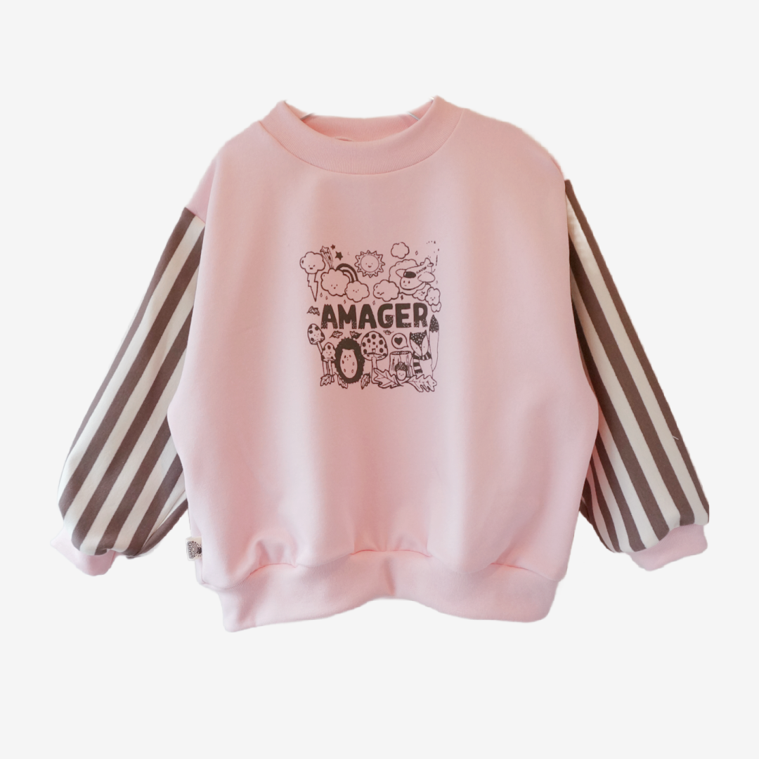 Gavin - Amager sweatshirt - lyserød