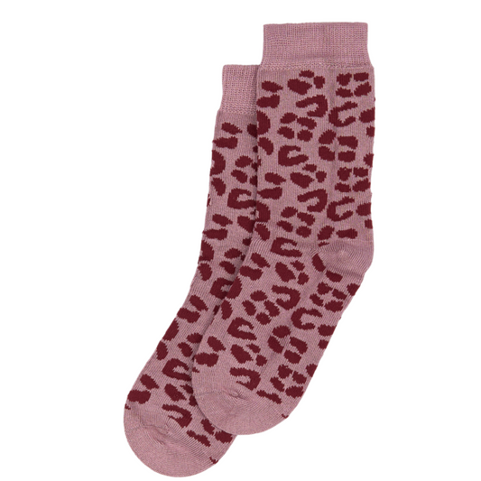 Mini Pop - bambus strømper - Pale Pink Leo