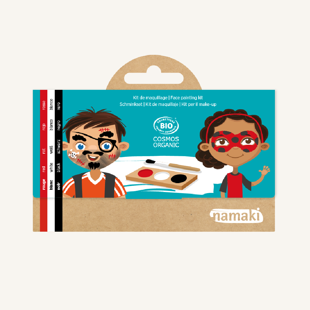 Namaki - ansigtsmaling - Pirat/Mariehøne