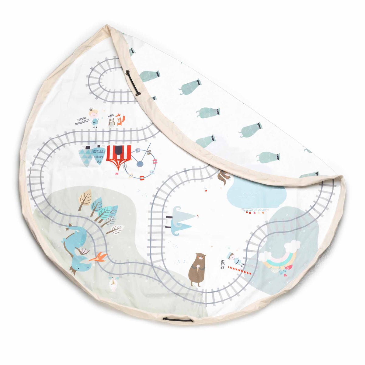 Play & go - To-i-én tæppe - Trainmap