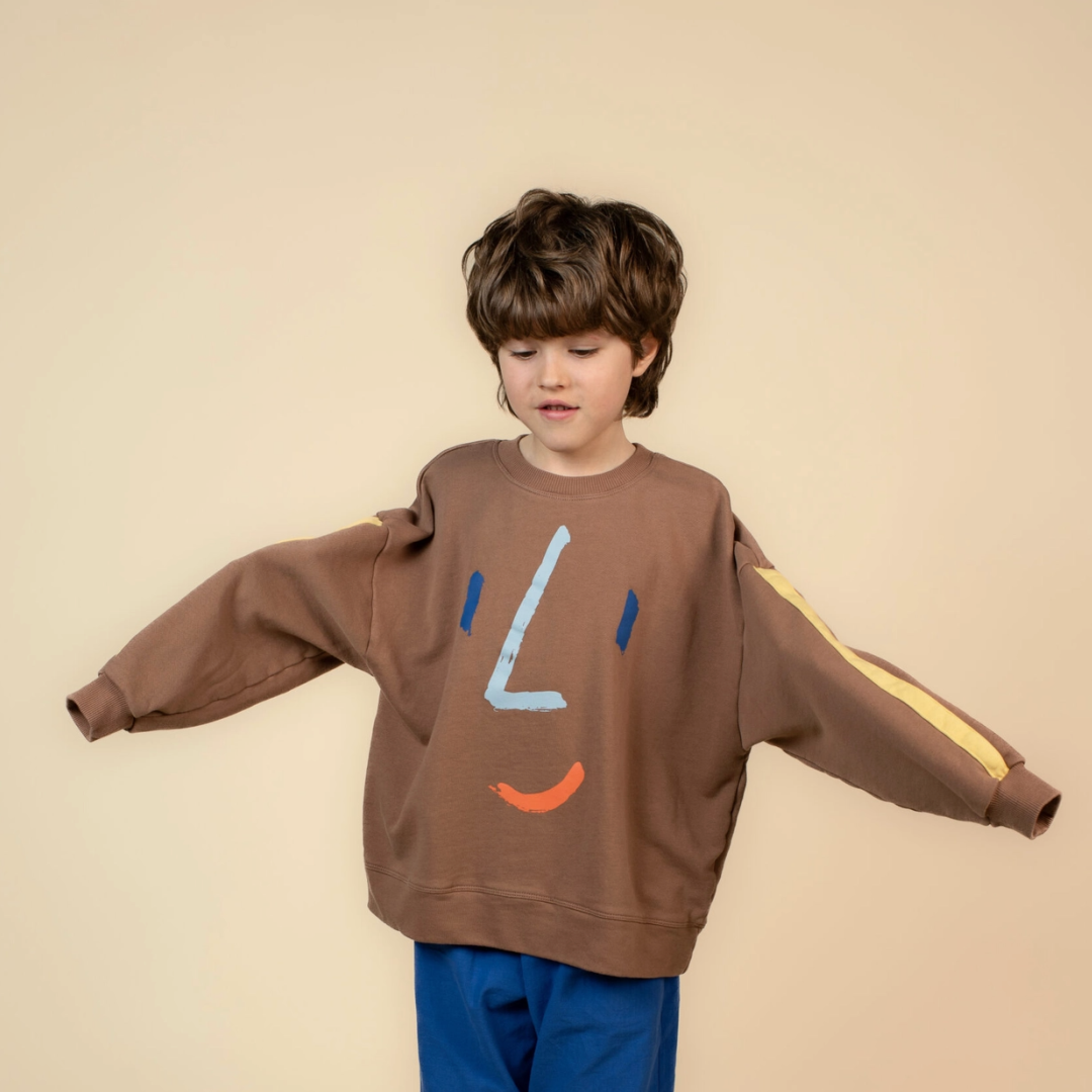 OXOX CLUB - sweatshirt - brun