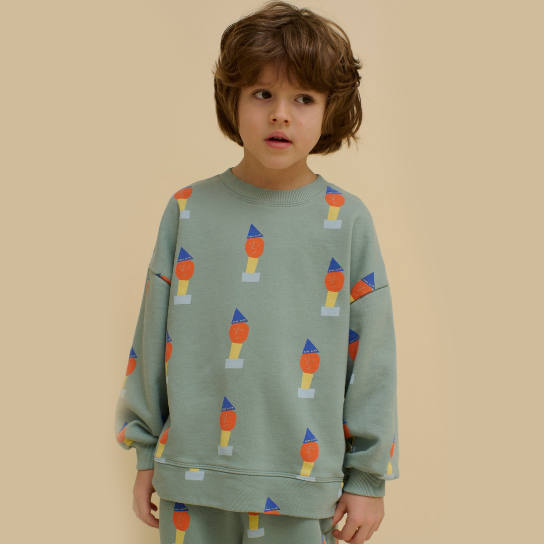 OXOX CLUB - sweatshirt - lyseblå