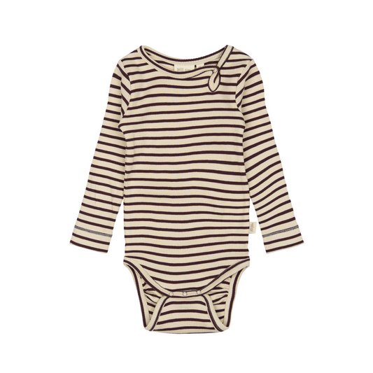Petit Piao - body - Coffee bean/off white