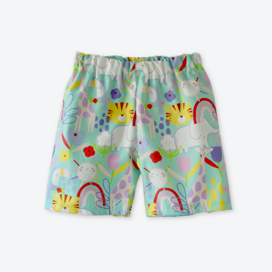 Gavin - shorts - mint med tiger