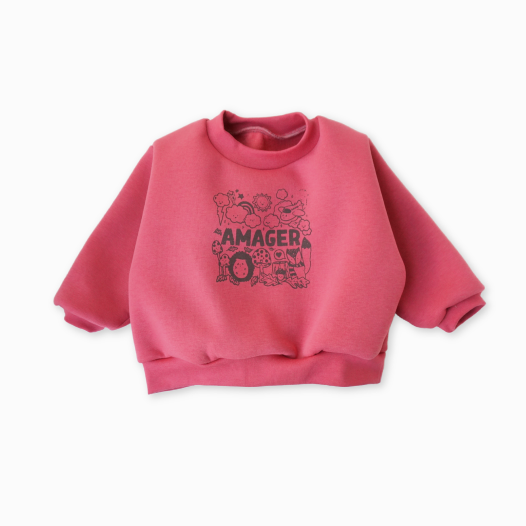 Gavin - Amager sweatshirt - Berry