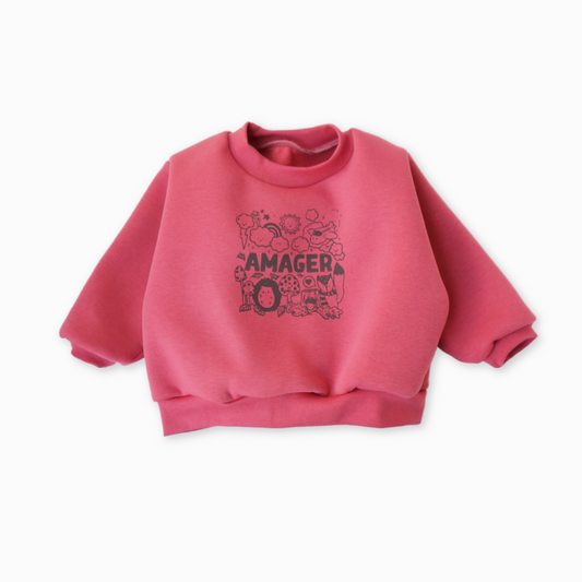 Gavin - Amager sweatshirt - Berry